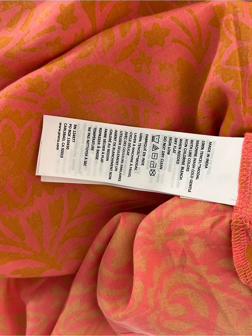 Prana Iguala Short Sleeve Button Down Shirt in Fresca Flora Fauna - Picture 13 of 14
